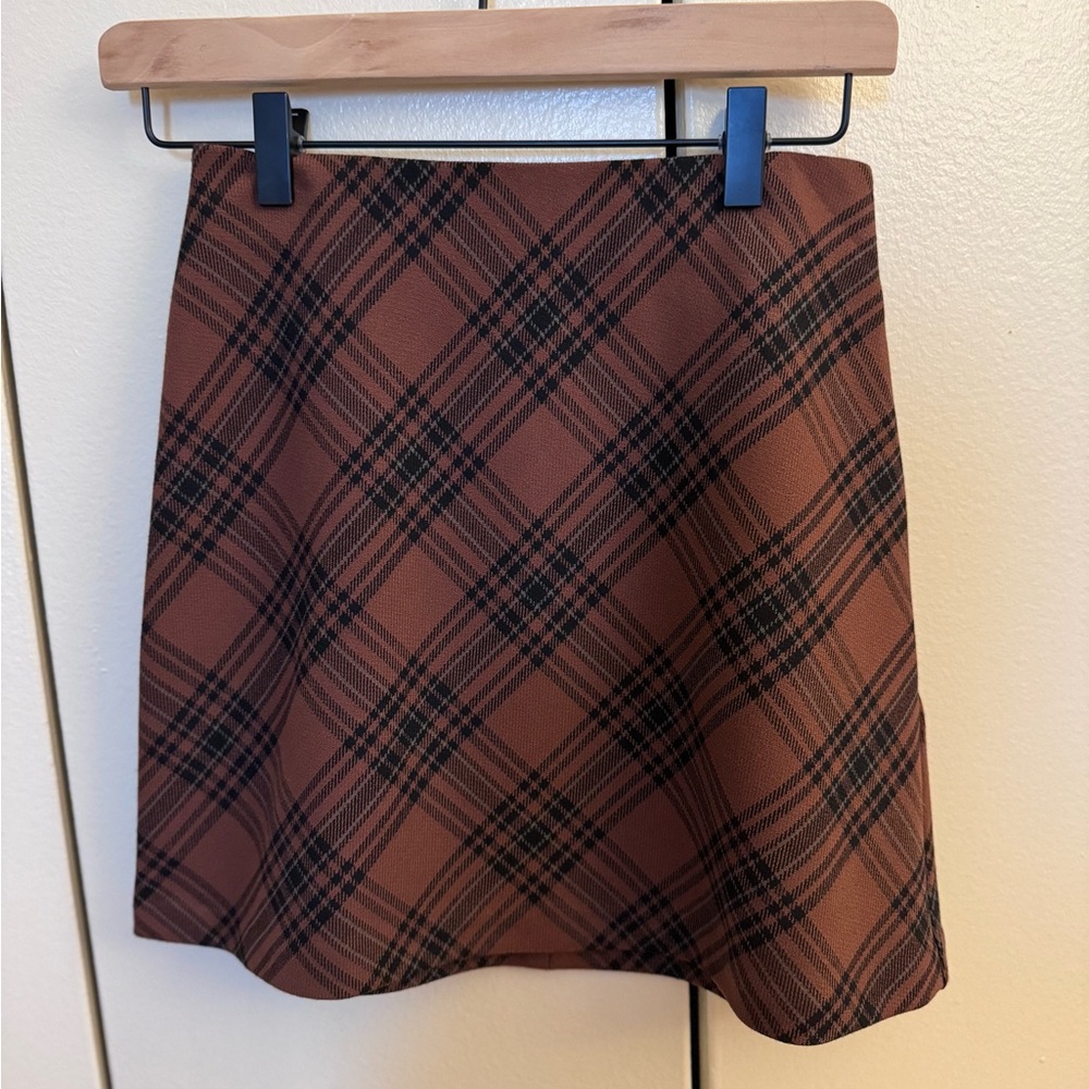 Wilfred Classic plaid miniskirt